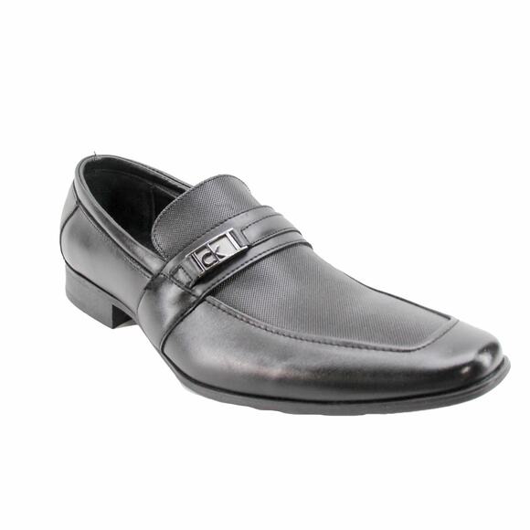 NEW Calvin Klein Men\'s Black Bartley Bit Textured Loafers US10.5 EU43.5 main image 8